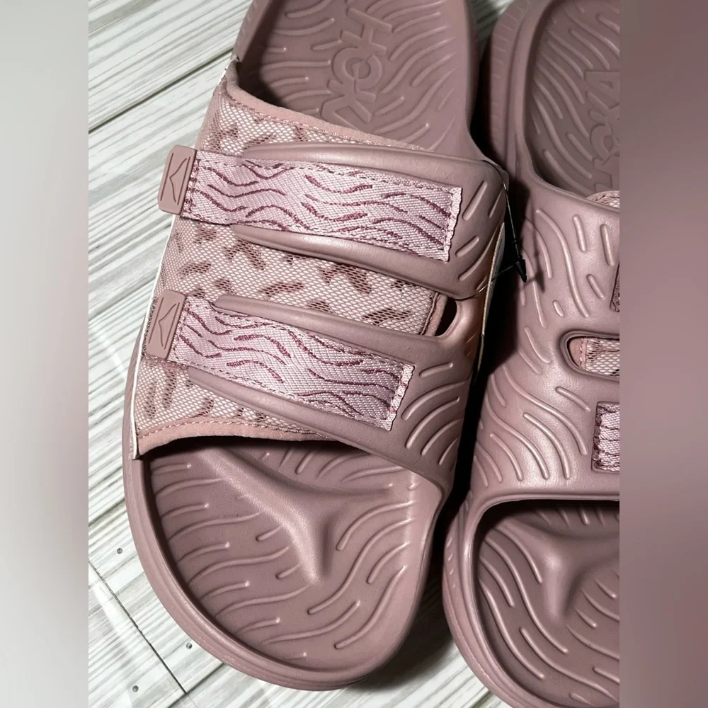 HOKA Ora Luxe Recovery unisex Slide sandals flip flops‎ pink men's size 12 & 13